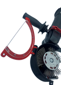 Protective Guard with Air-Extraction Outlet — Bristle Blaster® Pneumatic