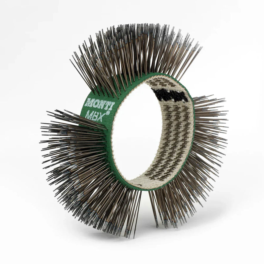 Decapower® Brush, Steel, Green — Straight Bristles, 23 mm
